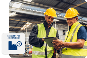 Angestellte im Lager