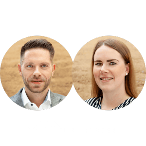 Jens und Nina, darunter Westpress Logo